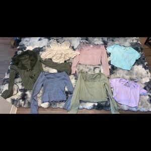 Long Sleeve Tops (Crop tops)